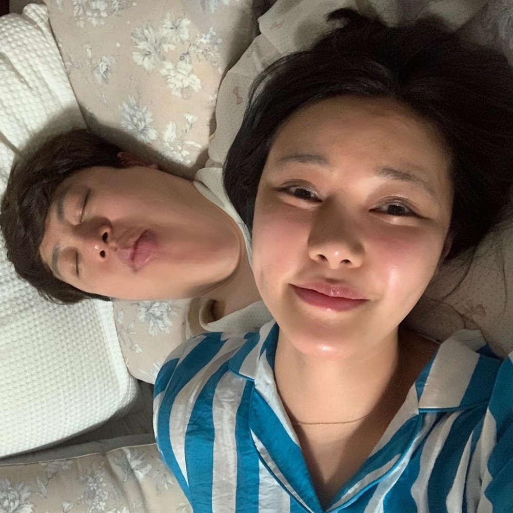 韓國諧星劉相務和老婆金延智