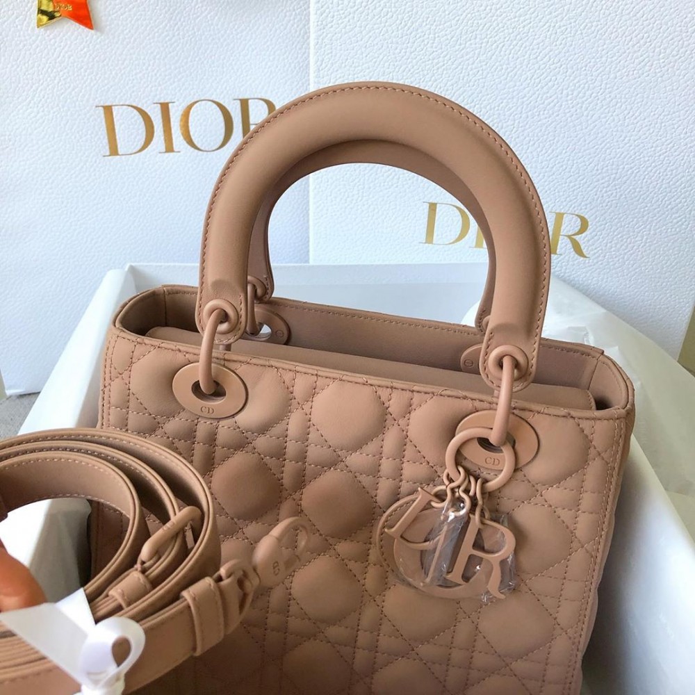迷你版Lady Dior「柔霧啞光」新色 LADY DIOR MINI MATTE
