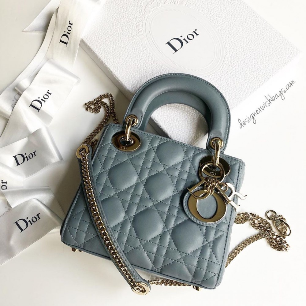 迷你版Lady Dior「柔霧啞光」新色 LADY DIOR MINI MATTE