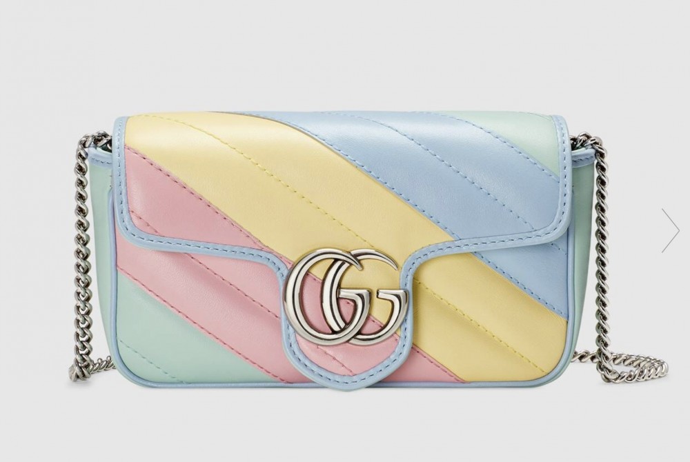 Gucci GG Marmont 全新奶油糖果拼色