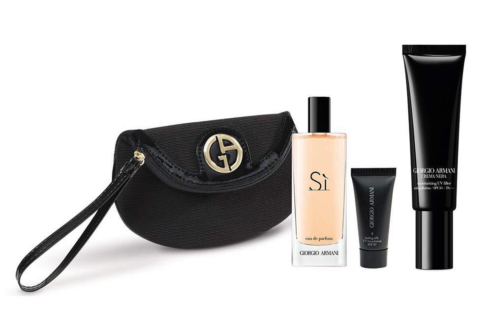 ARMANI BEAUTY Crema Nera極致再生濾光抗污染防曬霜SPF50+/PA++++套裝