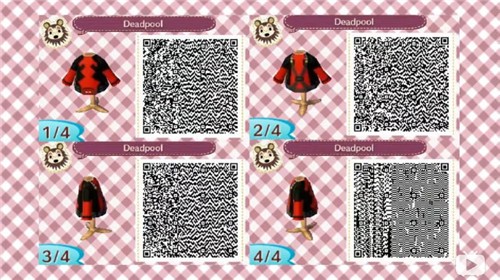 【動物森友服飾QR CODE下載】《復仇者聯盟》作者ID!