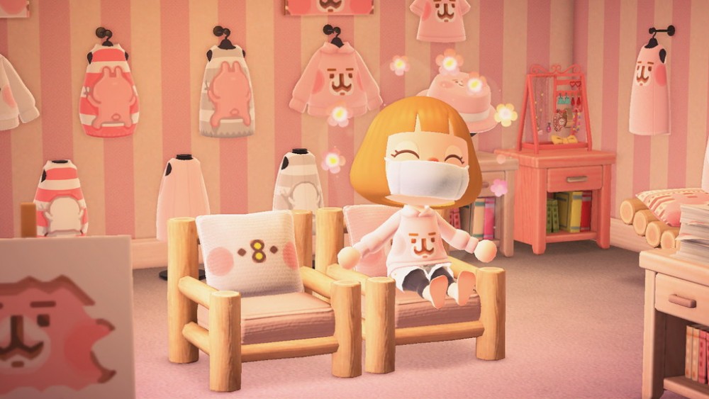 【動物森友服飾QR CODE下載】P助與粉紅兔兔作者ID!