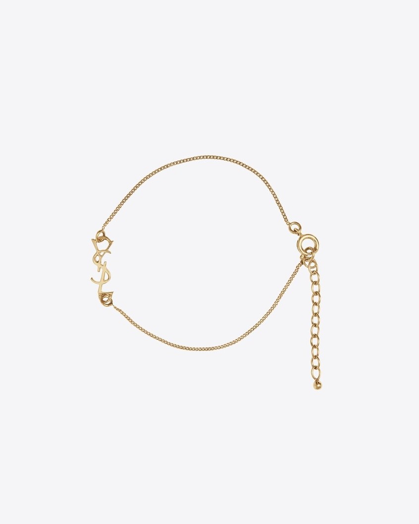 【母親節2020】YSL CHARM BRACELET IN GOLD BRASS HKD 1,950