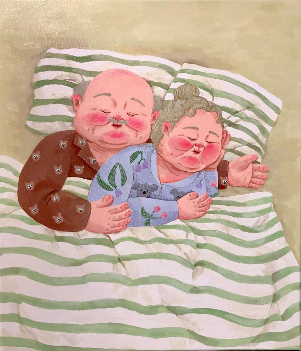 【愛情語錄】插畫師描繪「老夫老妻最長情的告白」,幸福就是陪你一起變老!
