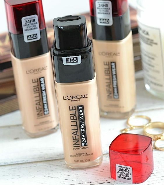 【開架粉底推薦2020】L'Oréal INFALLIBLE 24小時零瑕粉底液 SPF25 PA+++輕透貼薄
