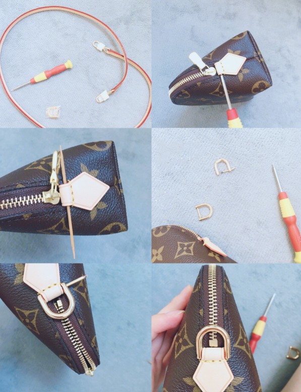 LV化妝袋改裝