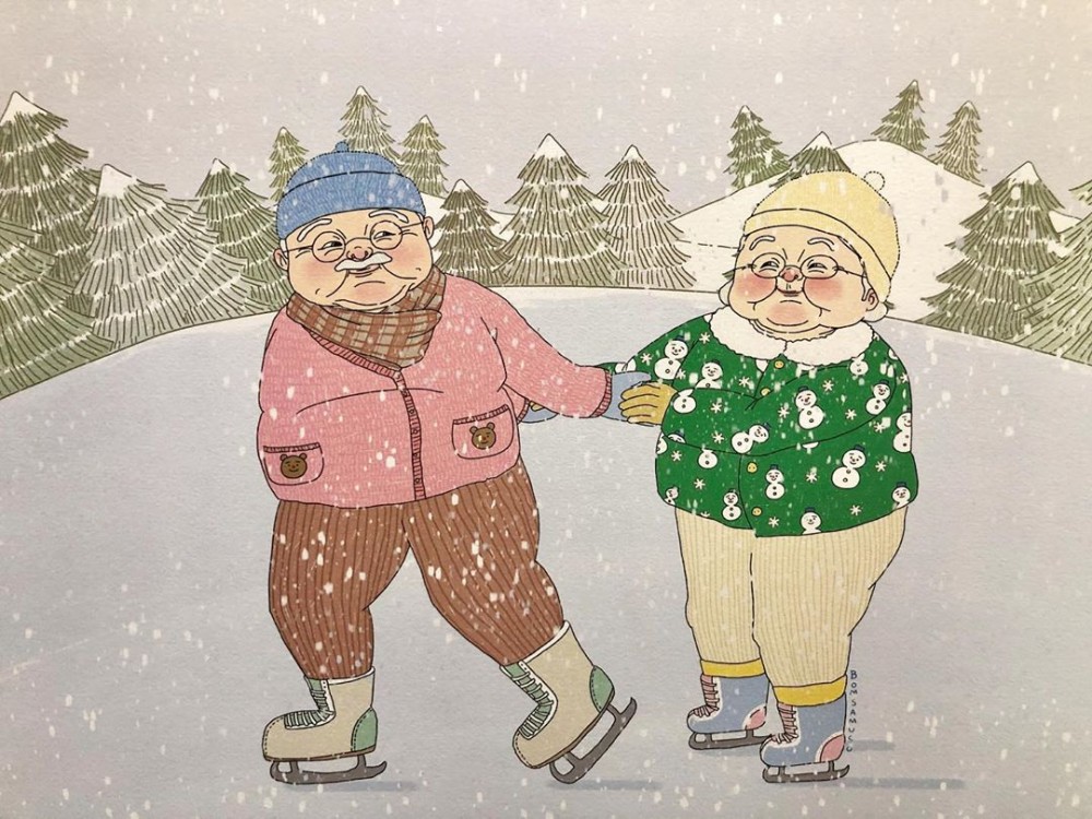 【愛情語錄】插畫師描繪「老夫老妻最長情的告白」,幸福就是陪你一起變老!