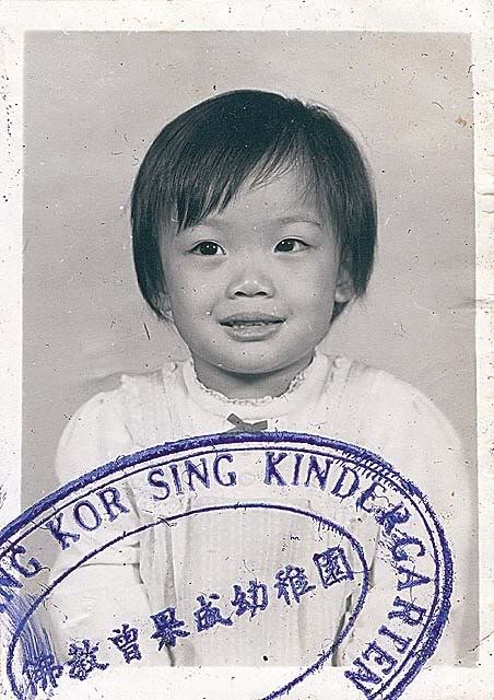 香港女明星童年照 容祖兒