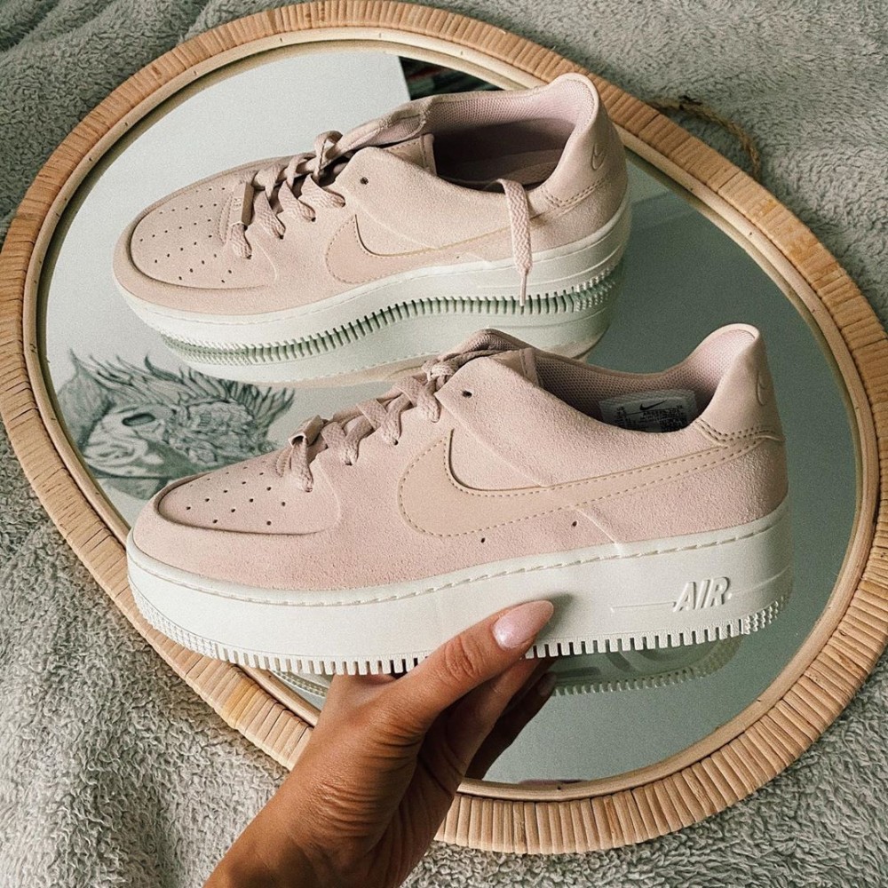 NIKE AIR FORCE1 馬卡龍色 藍色