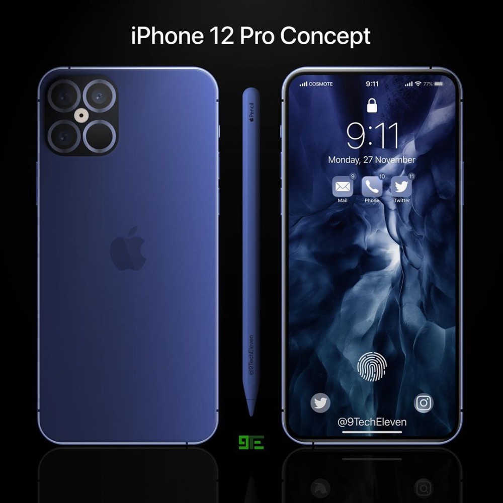 iPhone 12 Pro最新將升級4鏡頭!「夜慕綠」、「玫瑰粉」色回歸,3款型號登場!