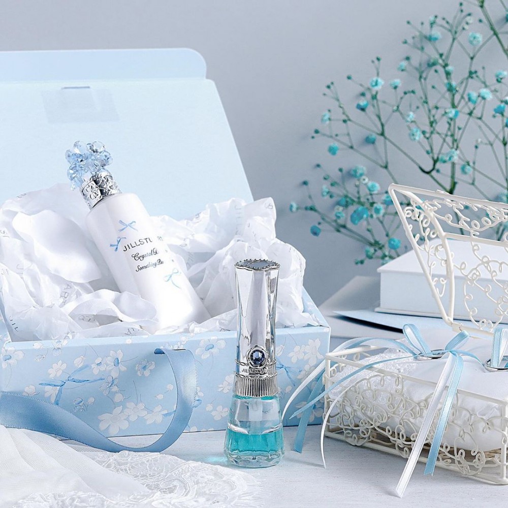 JILL STUART Something Pure Blue flower nail oil護甲油