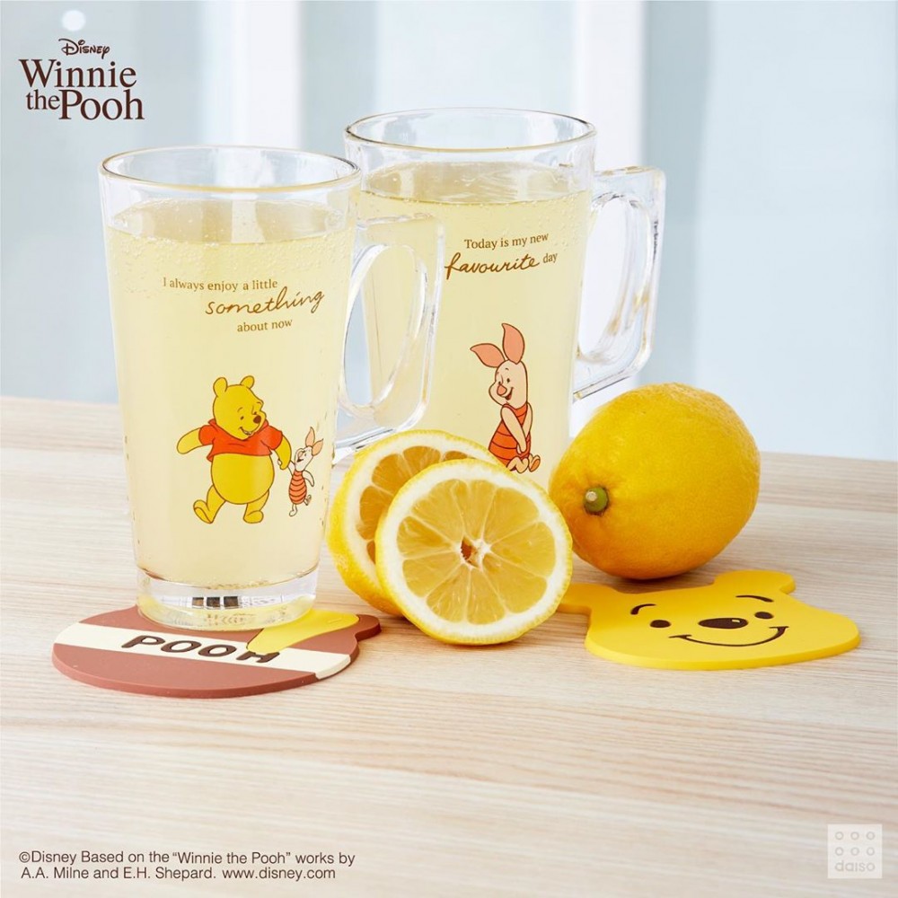 高身透明杯分別印有3款圖款,喜歡小熊維尼的女生絕對會想包色