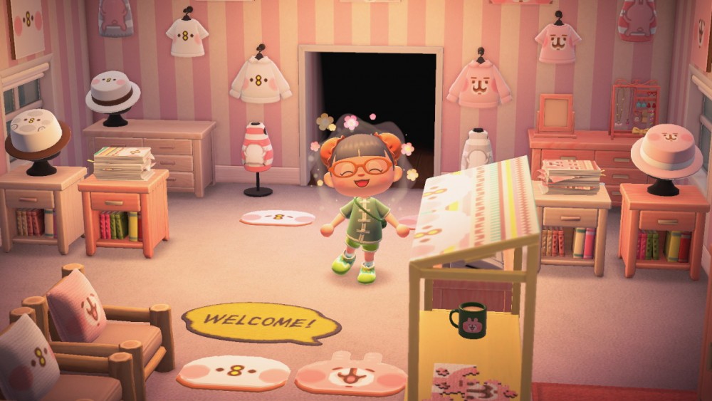 【動物森友服飾QR CODE下載】P助與粉紅兔兔作者ID!