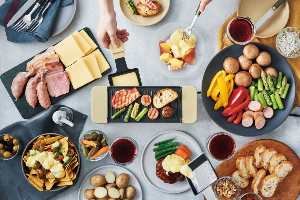 日本recolte迷你雙層煎烤盤價錢 Raclette & Fondue Maker Melt