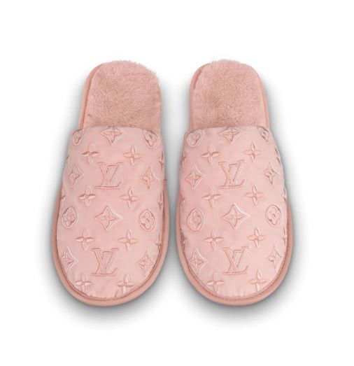 LV SUITE OPEN BACK FLAT LOAFER