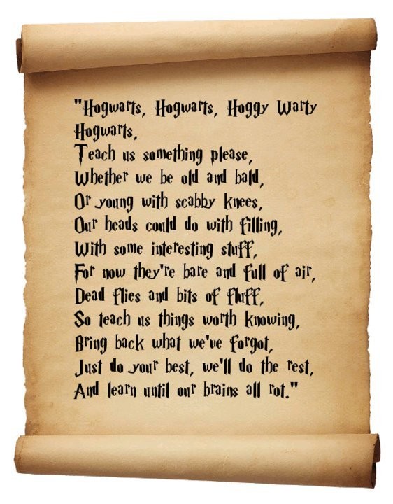 《哈利波特：火盃的考驗》絕密被刪片段！霍格華茲校歌