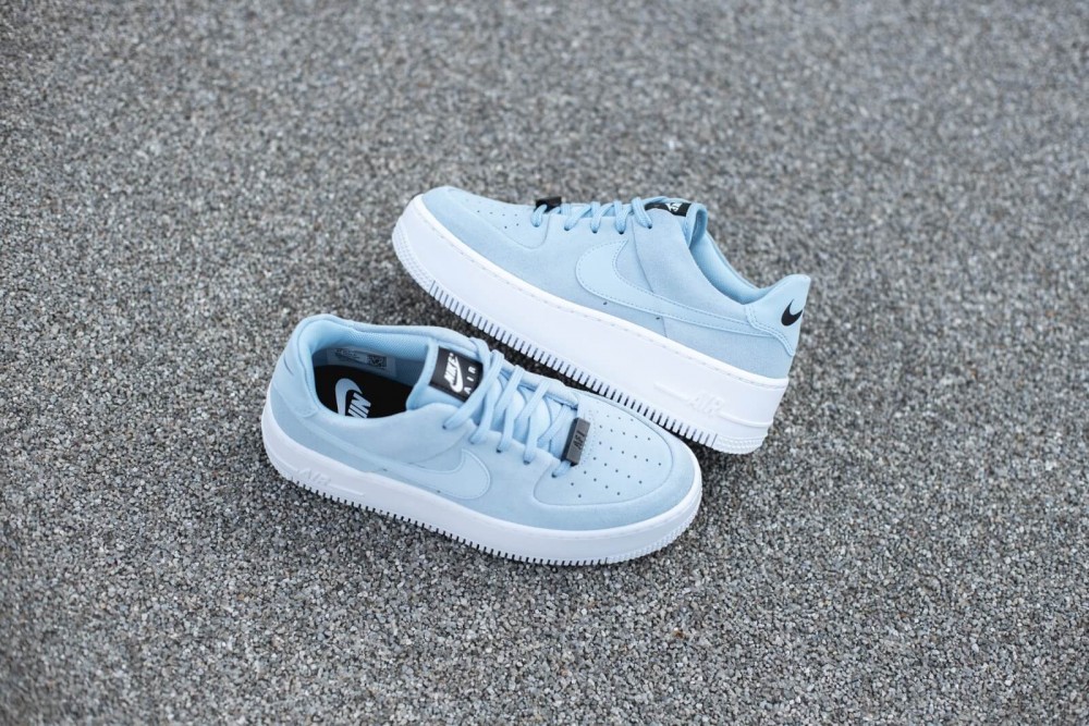 NIKE AIR FORCE1 馬卡龍色 藍色