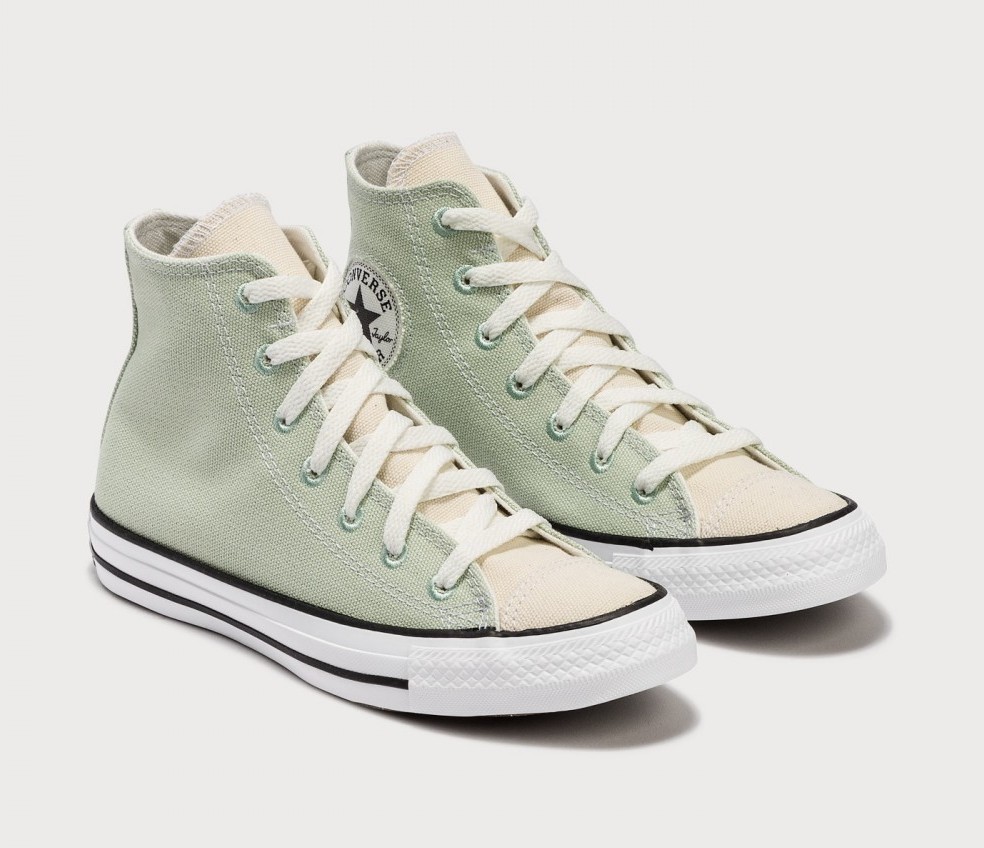 Converse帆布鞋牛油果