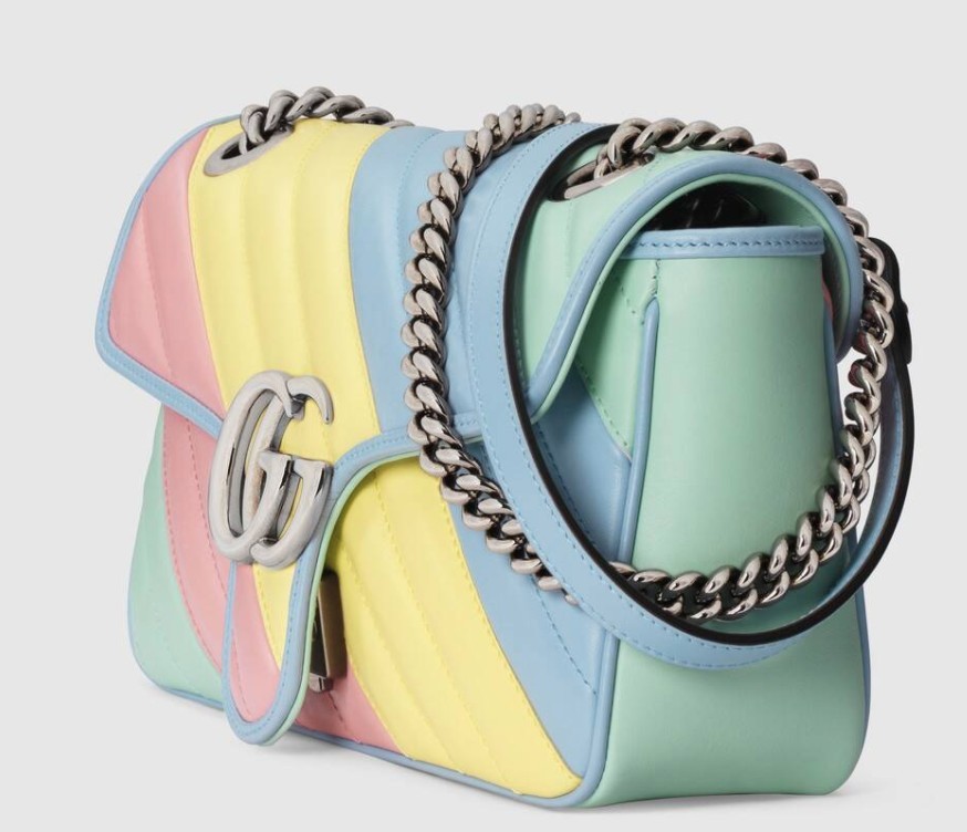 Gucci GG Marmont 全新奶油糖果拼色
