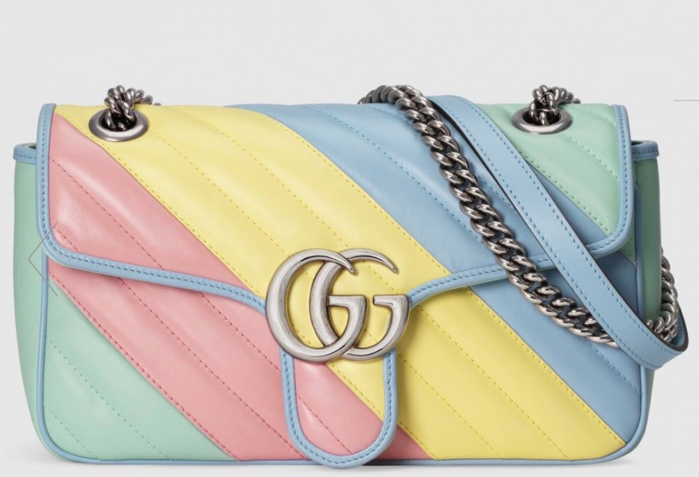 Gucci GG Marmont 全新奶油糖果拼色