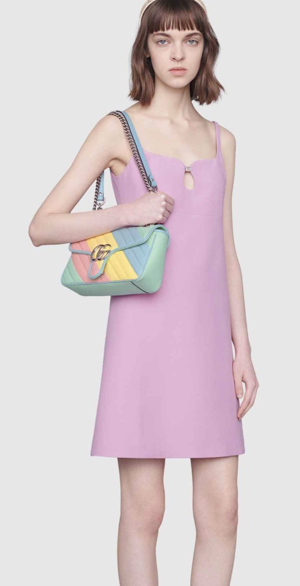 Gucci GG Marmont 全新奶油糖果拼色