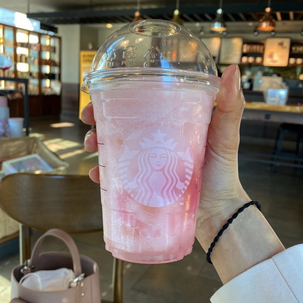 超美漸層starbucks飲品