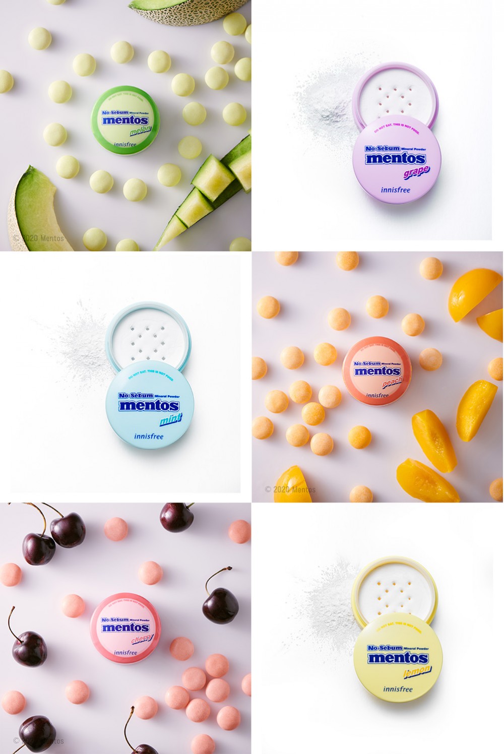 innisfree x Mentos清新聯乘限定版控油礦物質散粉