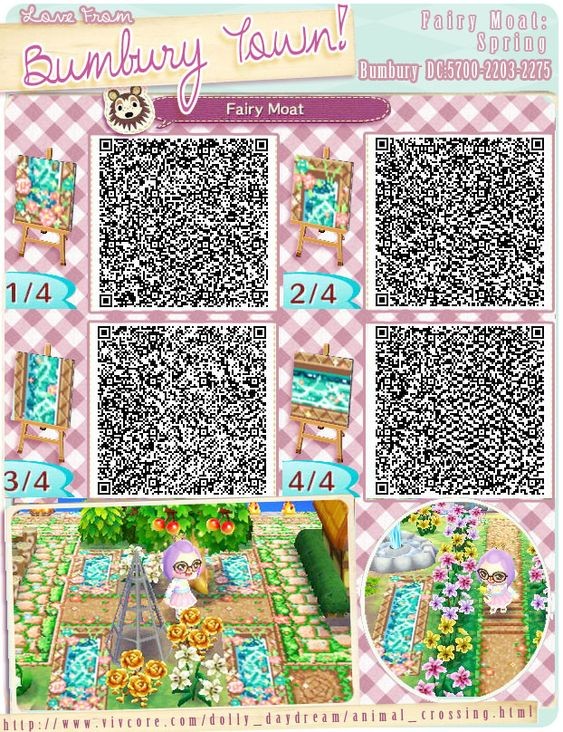 《動物森友會/動物之森》地板牆壁QR Code素材