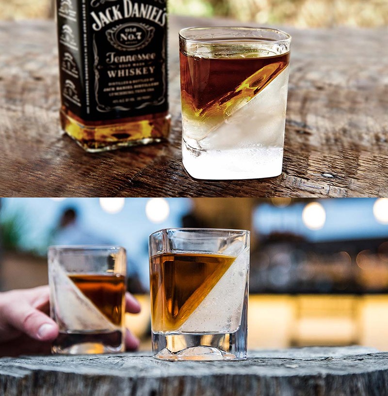 日本三角形冰塊酒杯Whiskey Wedge飲威士忌不會被融冰溝淡