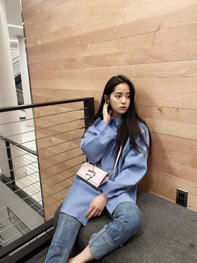 LOEWE Barcelona Soft Bag櫻花粉色手袋