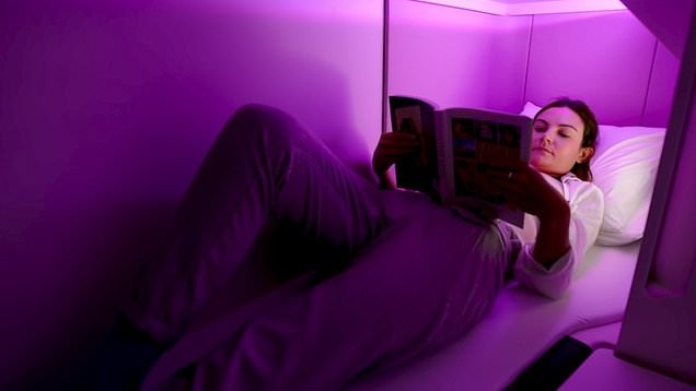 紐西蘭航空 Air New Zealand Skynest空中膠囊模擬裝置