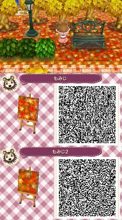 《動物森友會/動物之森》地板牆壁QR Code素材
