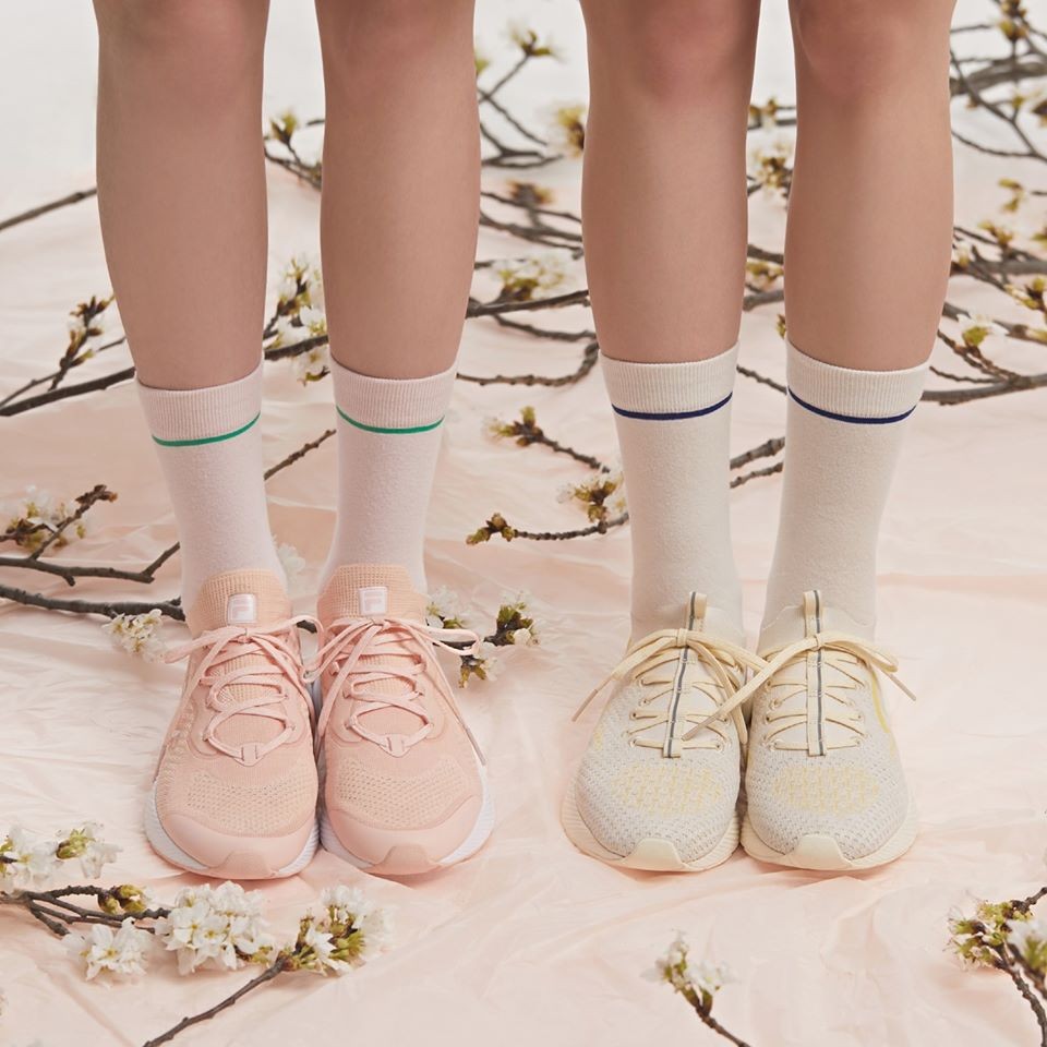 韓國FILA RGB Flex Blooming Script三款粉嫩顏色