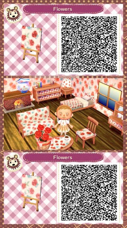 《動物森友會/動物之森》地板牆壁素材QR Code