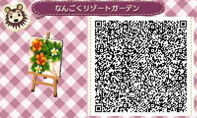 《動物森友會/動物之森》地板牆壁QR Code素材