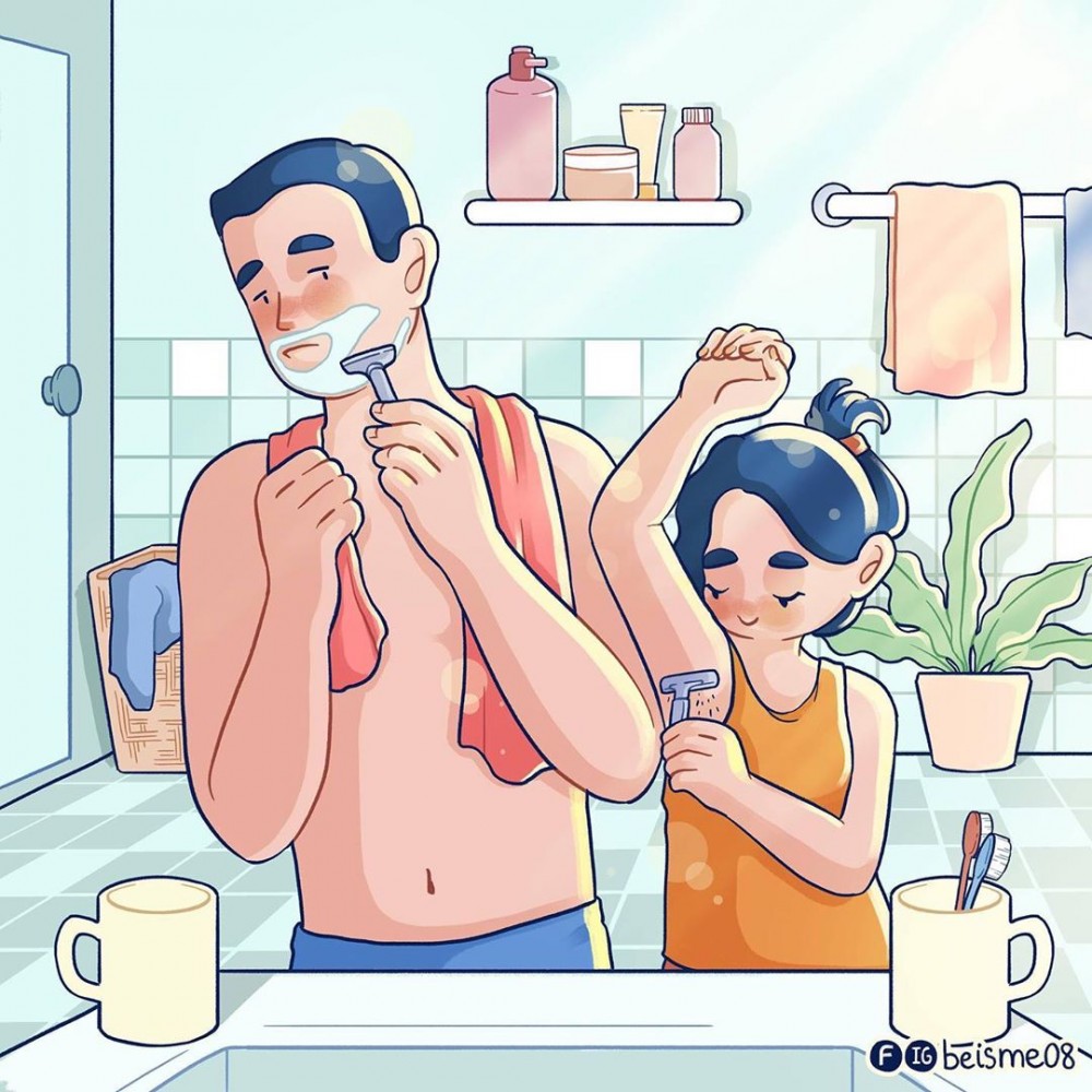 愛情插畫