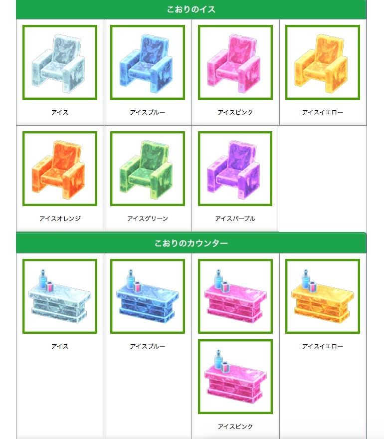 動物森友會/動物之森冬季攻略 6月雪季限定道具家具一覽