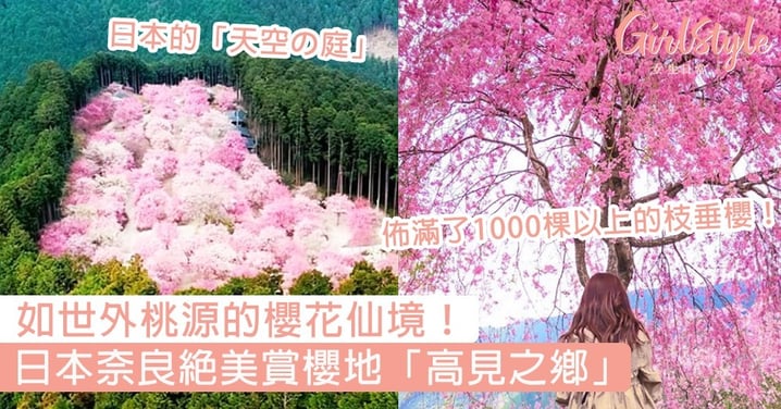 【日本櫻花】奈良絕美賞櫻地「高見之鄉」！如世外桃源的櫻花仙境，此生必去一次這賞櫻地朝聖～
