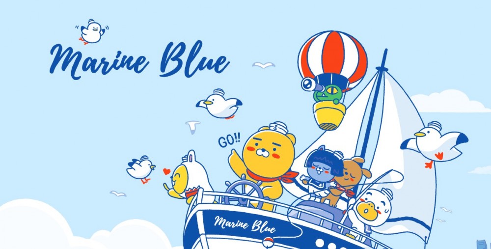 KAKAO FRIENDS也不例外,推出全新夏日海洋風系列!