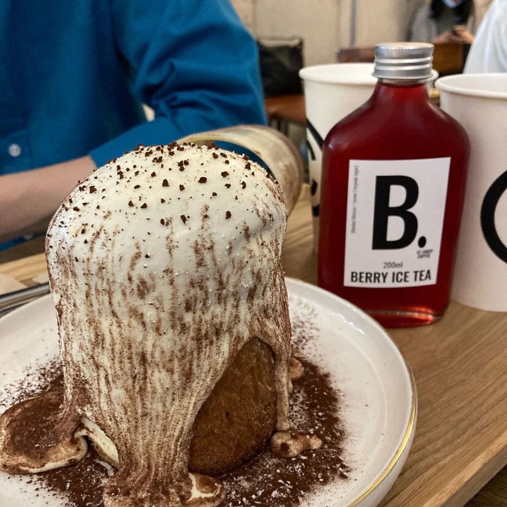 釜山SHEEP COFFEE 芝士奶蓋麵包