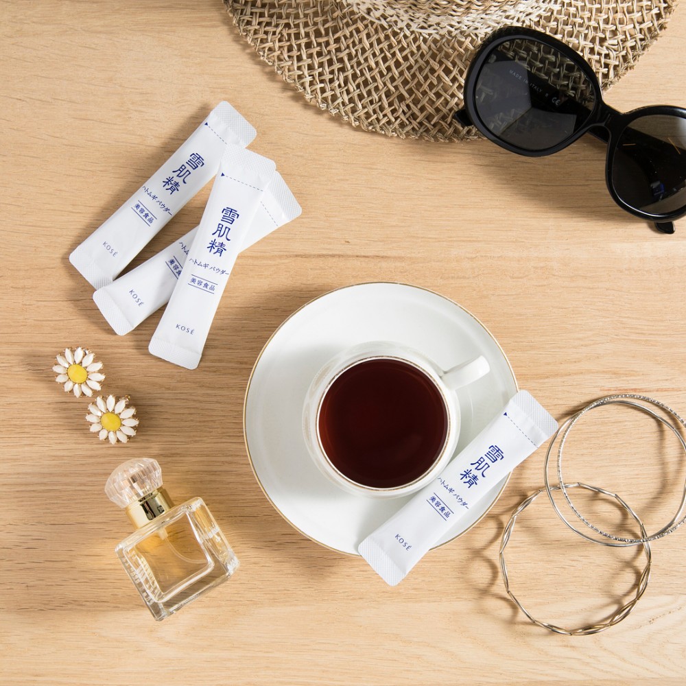 美白飲品推介 雪肌精薏仁晶容粉