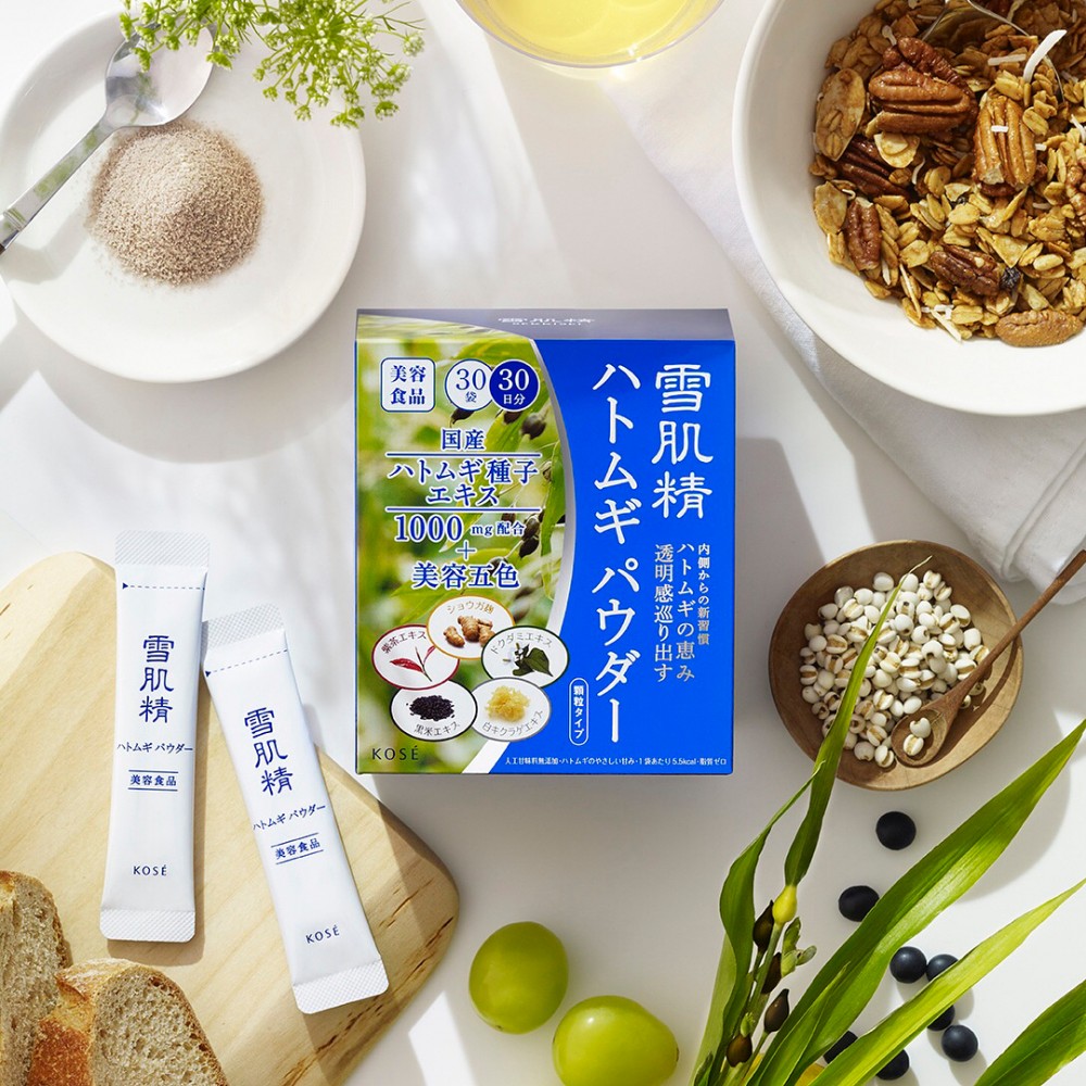 美白飲品推介 雪肌精薏仁晶容粉