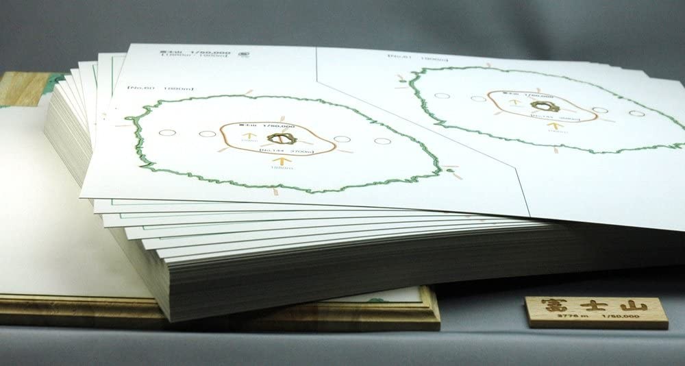 富士山紙拼圖, 富士山紙模型, 日本富士山砌圖