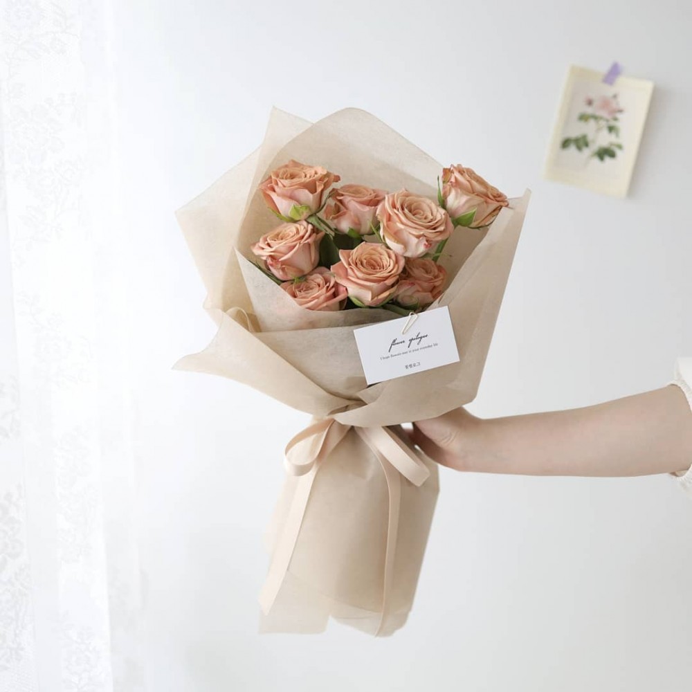 拿鐵玫瑰, Cappucino rose, 花,