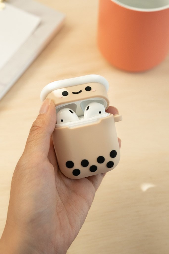 smokonow珍珠奶茶迷你雪櫃 珍珠奶茶AirPods Case拖鞋抱枕