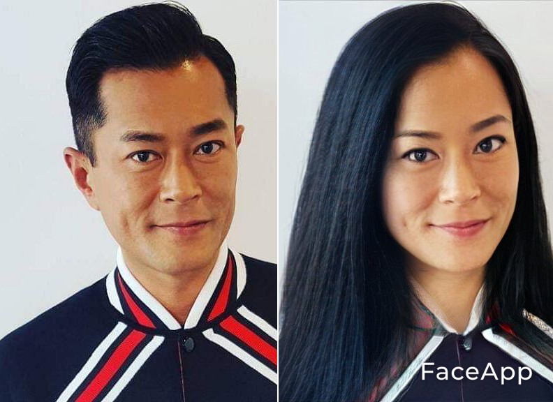 【FaceApp變性】香港男明星變性古天樂