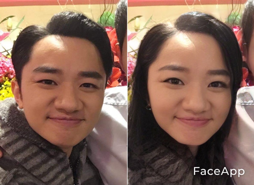【FaceApp變性】香港男明星變性王祖藍