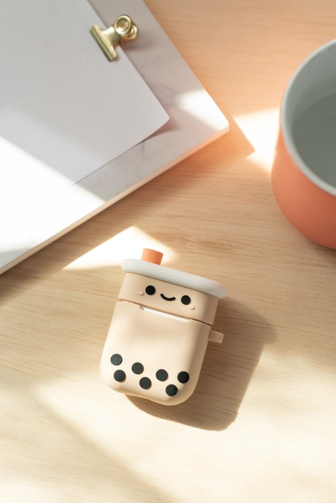 smokonow珍珠奶茶迷你雪櫃 珍珠奶茶AirPods Case拖鞋抱枕