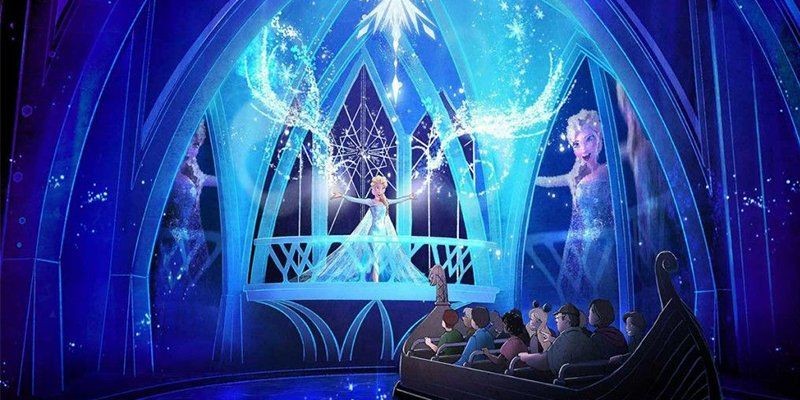香港迪士尼樂園城堡 魔雪奇緣Frozen主題園區